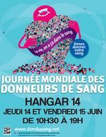 Journée mondiale du don du sang. Du 14 au 15 juin 2012 à Bordeaux. Gironde. 